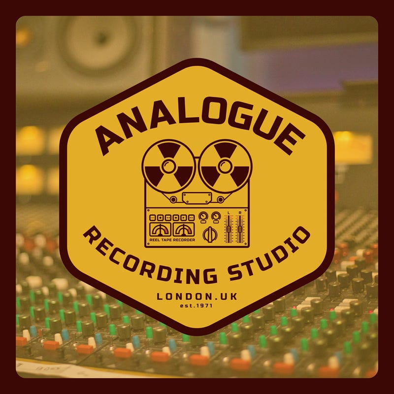 Analogue Recording Studio Logo Design