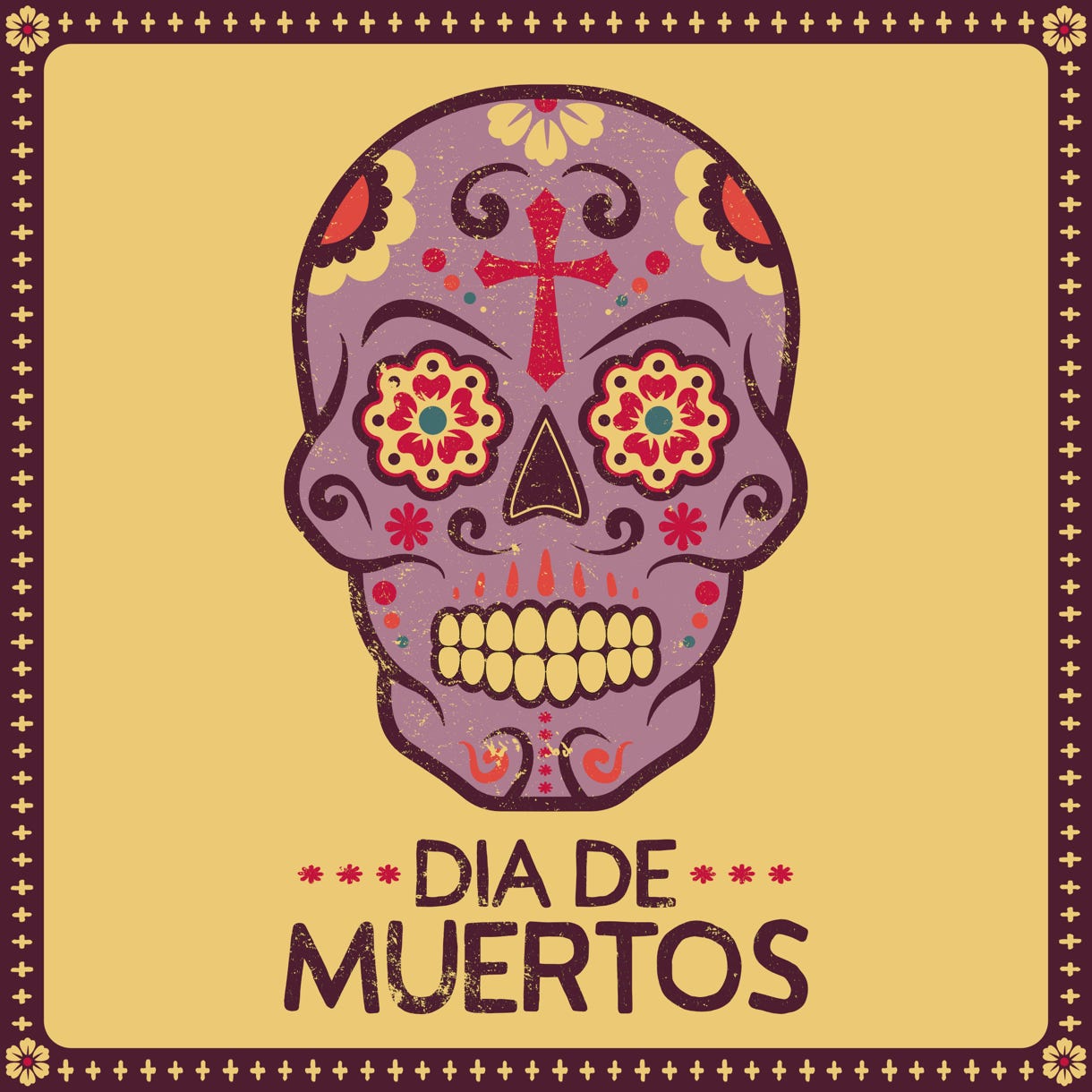 Dia De Muertos - Mexican Skull Design