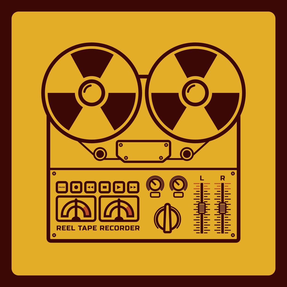 Analogue Recording Studio Reel Tape Recorder Design