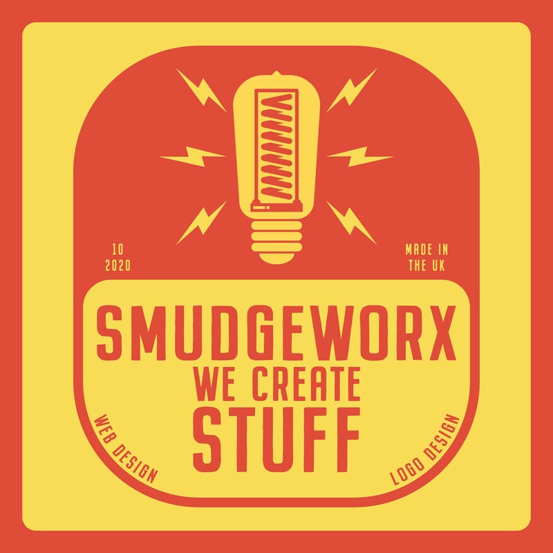 SwudgeWorx Light Bulb - Red Version Logo Design