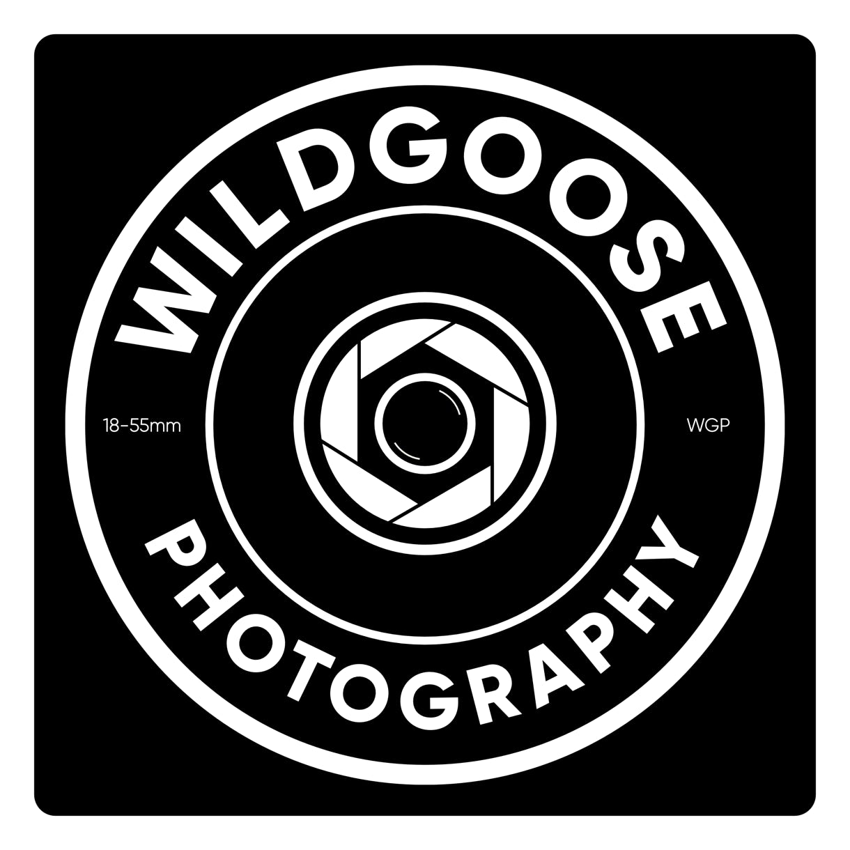 Wildgoose Photgraphy - Black Logo Design 