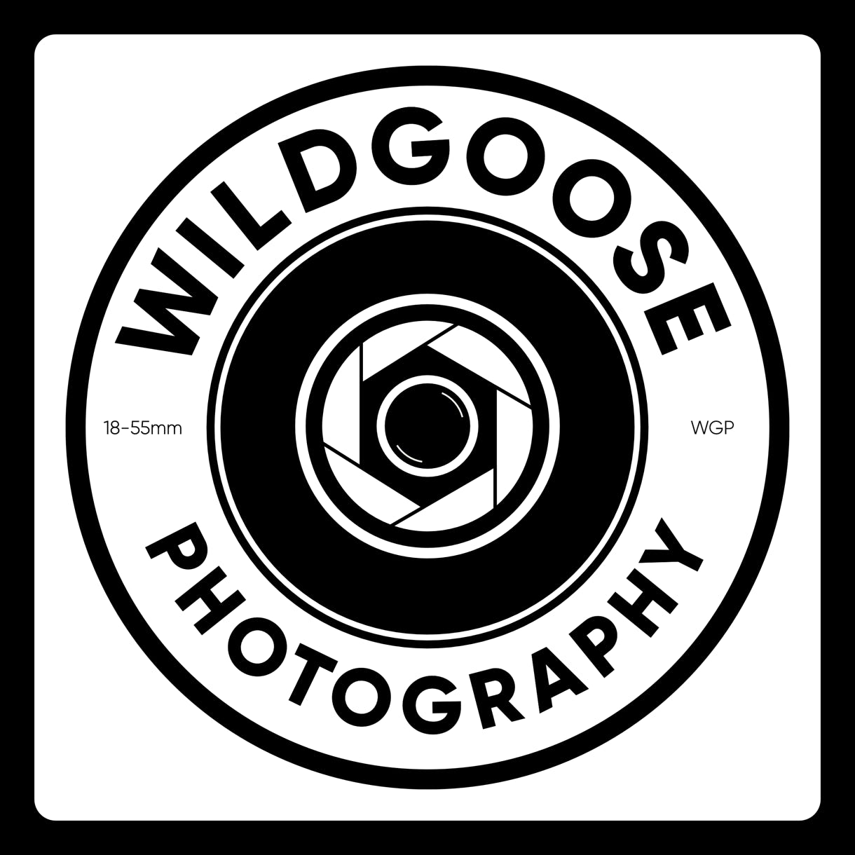Wildgoose Photgraphy - White Logo Design